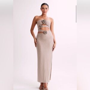 Elegant Glittering Evening Gown